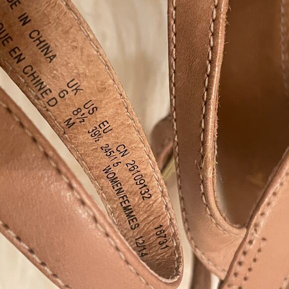 Clarks 8.5 Amelia Joyce Wedge Sandals | Navy Floral Cork Platform, Rare New NWT - Picture 8 of 13